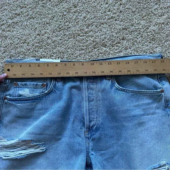Citizens of Humanity Annabelle Long Cut Hem Shorts Size 31 Relaxed‎ Vintage NWT - Picture 4 of 8